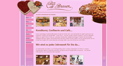 Desktop Screenshot of cafe-breuer.de